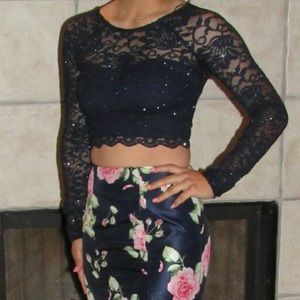 2 piece formal dress : similar to Sherri Hill
